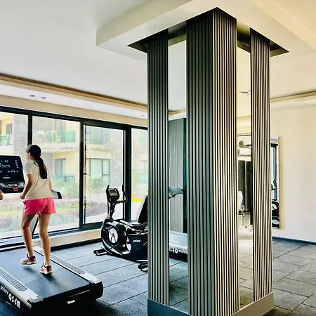 Liga6768 посуточная аренда 2-комнатной квартиры в комплексе со зоной 150 м от пляжа, тосмур * アランヤ