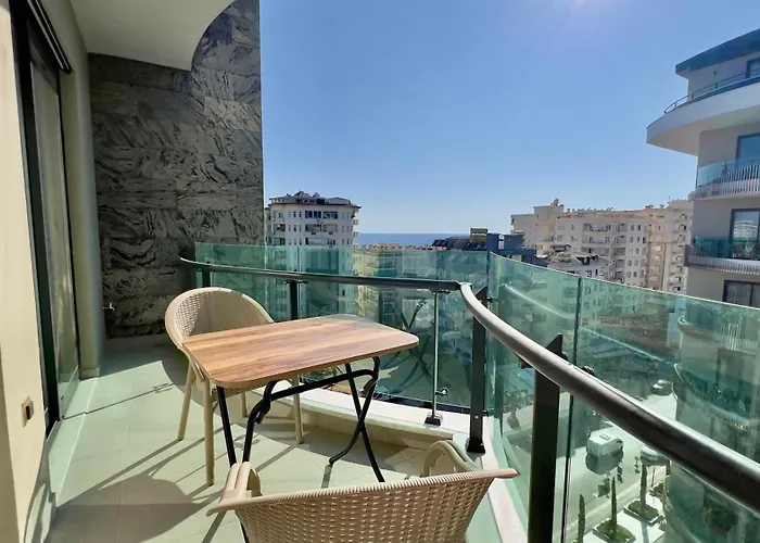 Apartament Liga6768 посуточная аренда 2-комнатной квартиры в комплексе со зоной 150 м от пляжа, тосмур