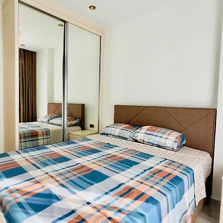 Liga6768 посуточная аренда 2-комнатной квартиры в комплексе со зоной 150 м от пляжа, тосмур